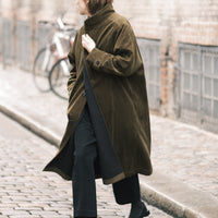 Padded Corduroy Fleece Coat - FW25 - Deep Olive