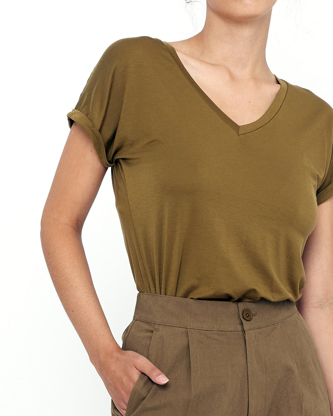 Signature V-Neck Tee - Color Options