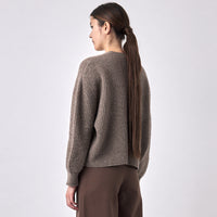 Signature Poet Sleeves Sweater - Yak Edition - Taupe