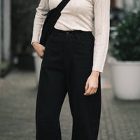 Signature Curve Legged Work Trouser - Brushed Canvas Edition - Black