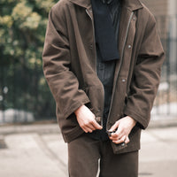Mid-Length Chore Coat - FW26 - Taupe Brown