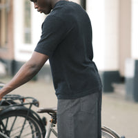 Fine Knit Tee - SS26 - Speckle Black