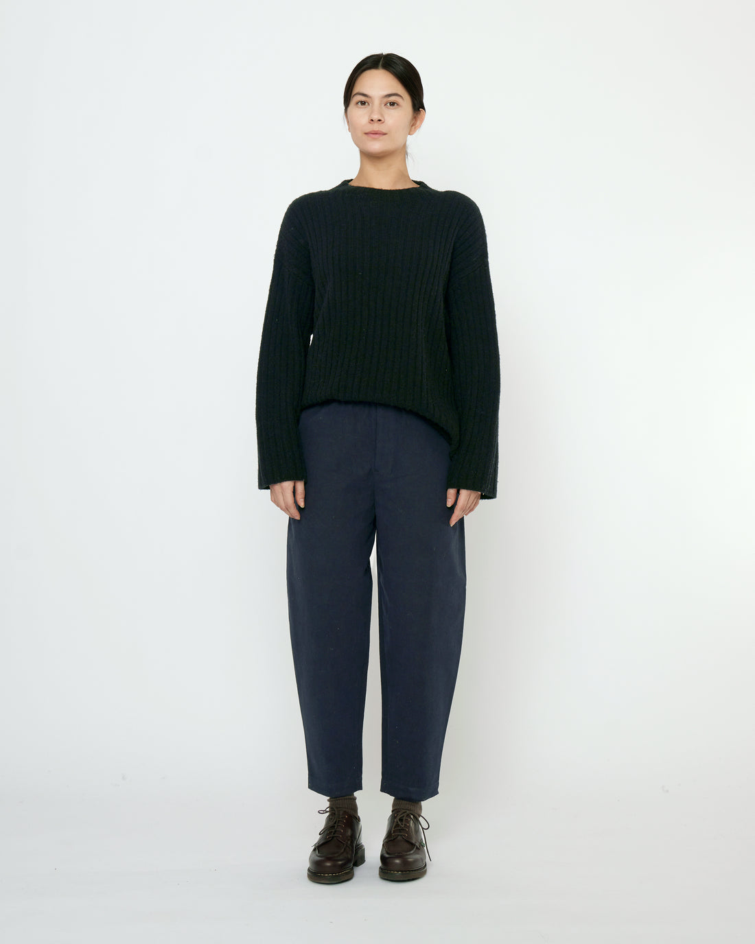 Signature Elastic Pull-Up Trouser - Fall Edition - Navy Black