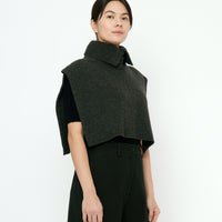 Knit Turtleneck Vest - FW25 - Charcoal