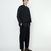 Double Faced Canvas Vest - FW25 - Black