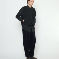 Double Faced Canvas Vest - FW25 - Black