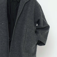 Fall Lapel Coat - FW25 - Heather Gray