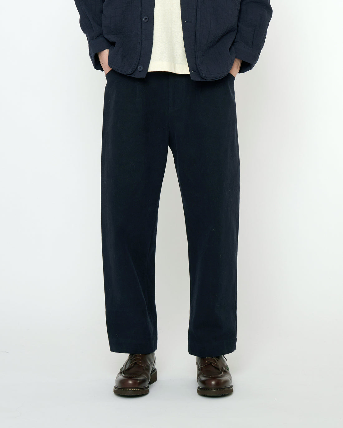 Signature Curve Legged Trouser - Fall Edition - Navy Black