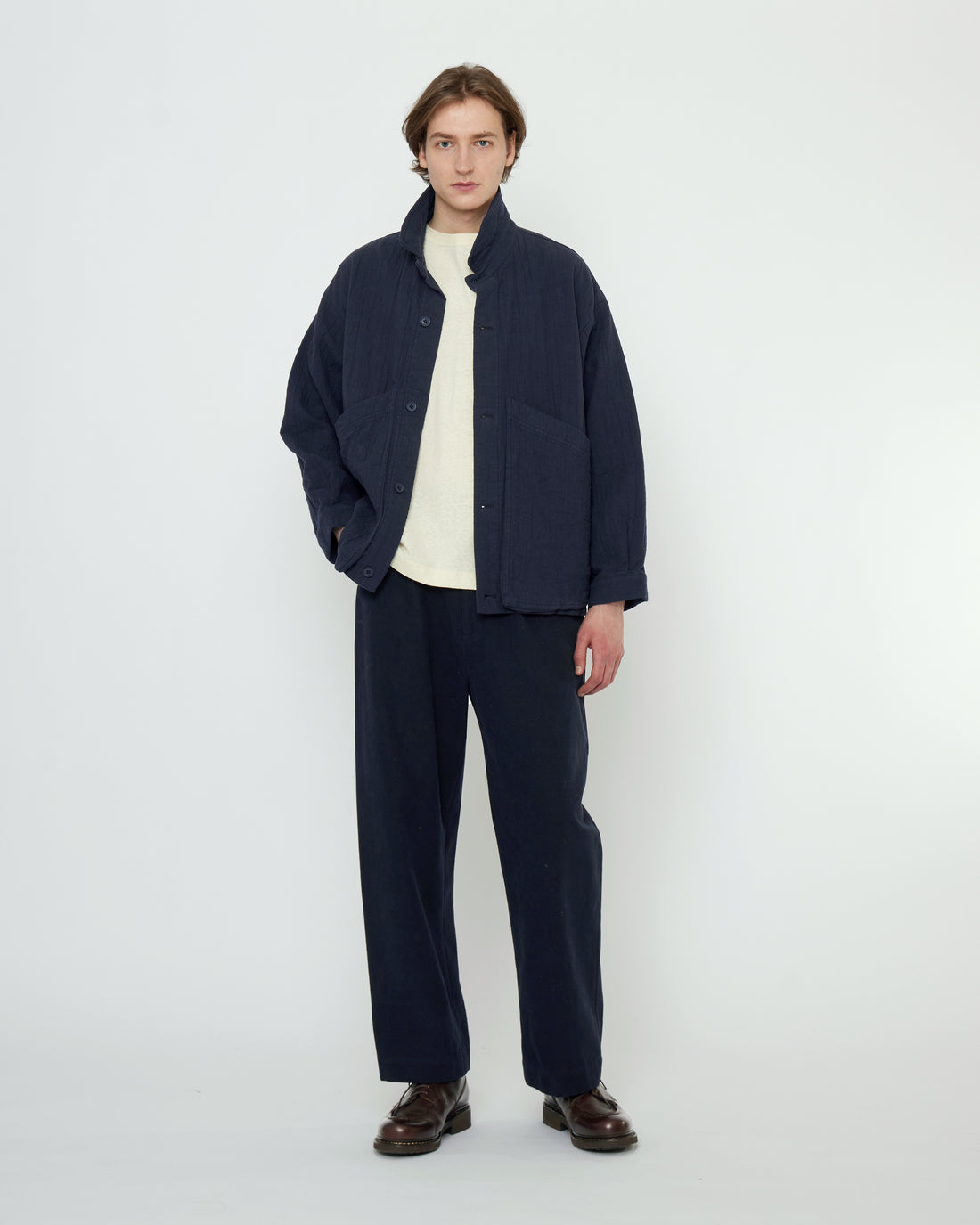 Signature Curve Legged Trouser - Fall Edition - Navy Black