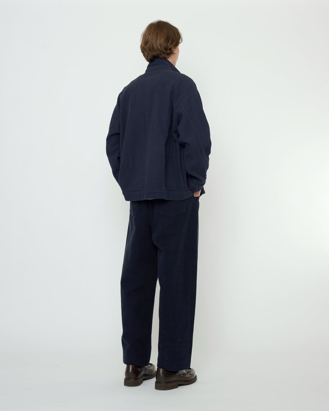 Signature Curve Legged Trouser - Fall Edition - Navy Black