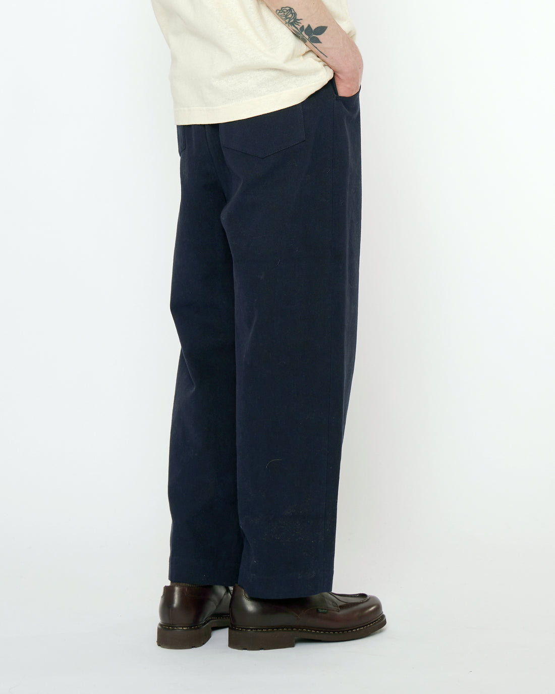 Signature Curve Legged Trouser - Fall Edition - Navy Black