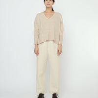 Signature Curve Legged Trouser - Fall Edition - Off-White