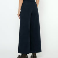 Signature Wide-Legged Trouser - Fall Edition - Navy Black