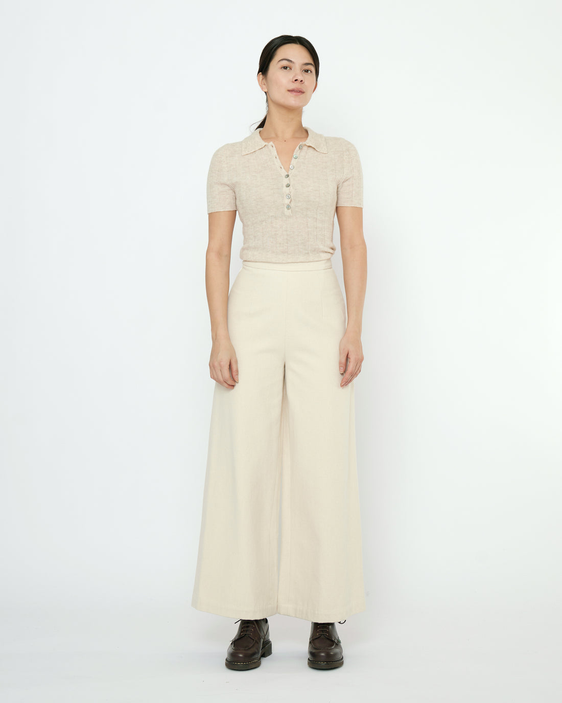 Signature Wide-Legged Trouser - Fall Edition - Off-White