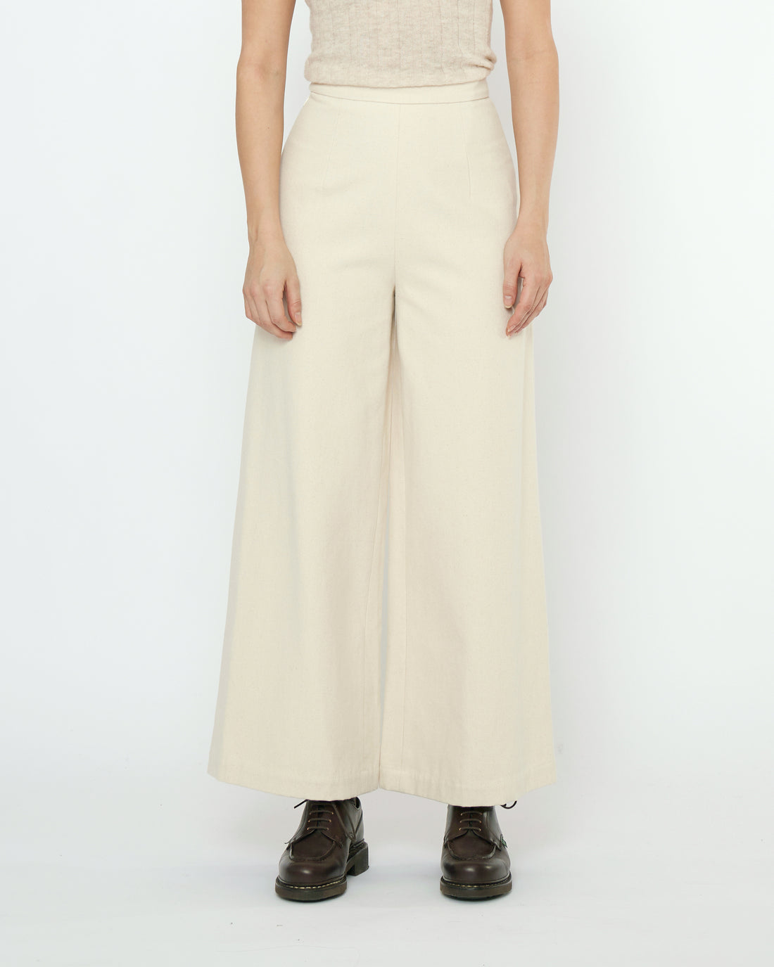 Signature Wide-Legged Trouser - Fall Edition - Off-White