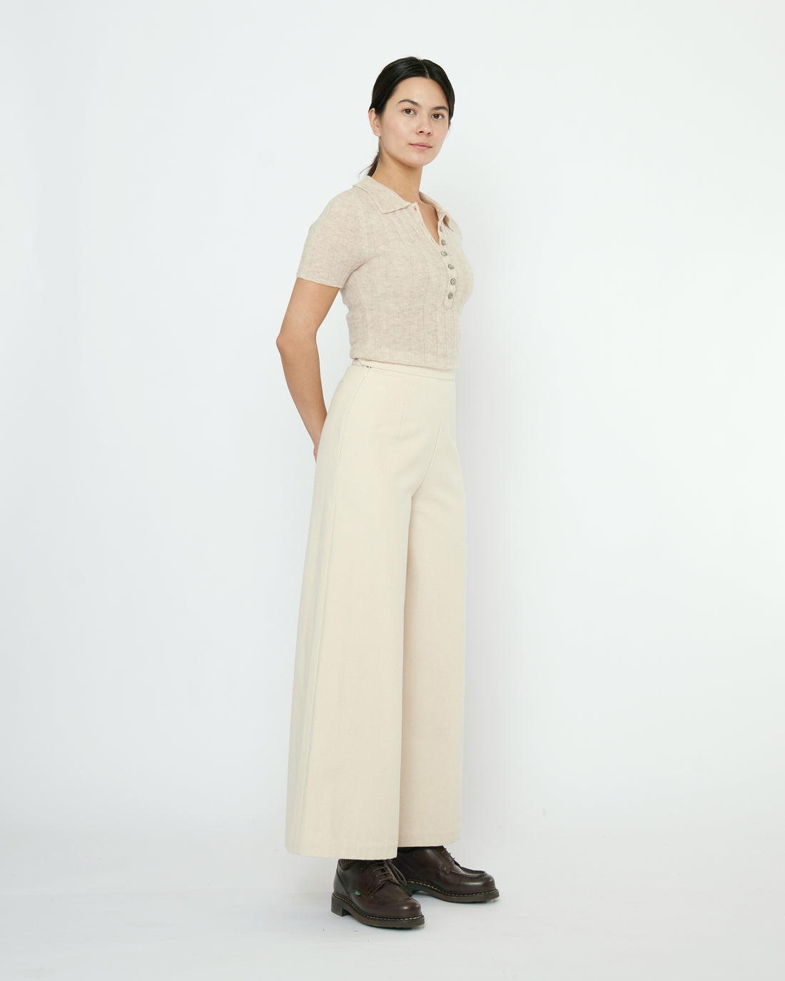 Signature Wide-Legged Trouser - Fall Edition - Off-White
