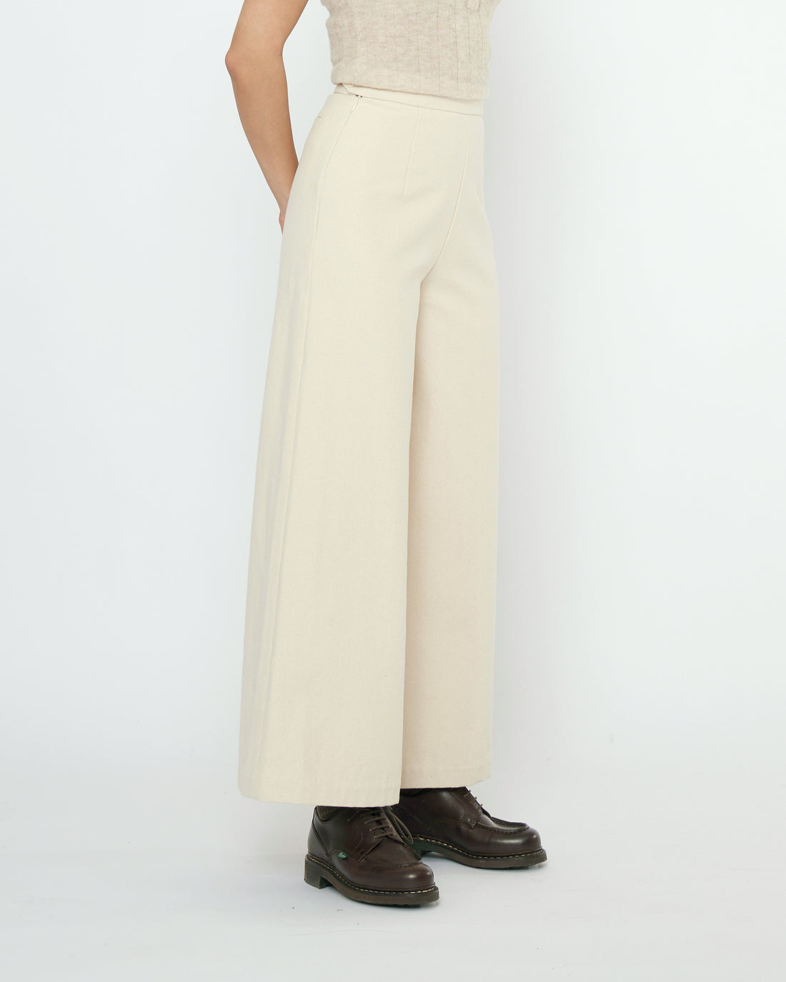 Signature Wide-Legged Trouser - Fall Edition - Off-White