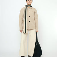 Long Scarf - Stripes- FW25 - Beige Stripes