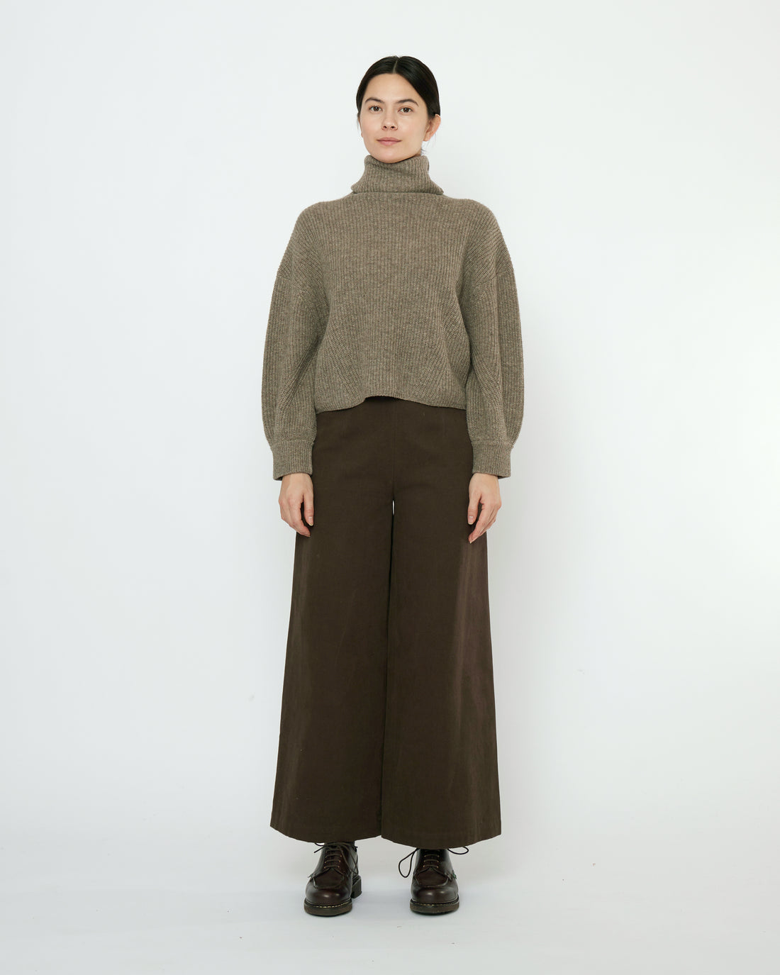 Signature Wide-Legged Trouser - Fall Edition - Taupe Brown