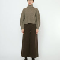 Signature Wide-Legged Trouser - Fall Edition - Taupe Brown