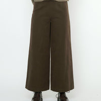 Signature Wide-Legged Trouser - Fall Edition - Taupe Brown