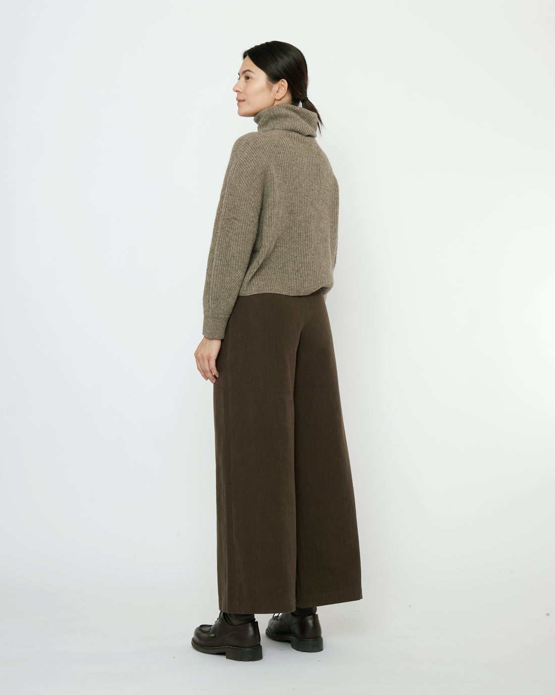 Signature Wide-Legged Trouser - Fall Edition - Taupe Brown