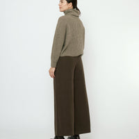 Signature Wide-Legged Trouser - Fall Edition - Taupe Brown