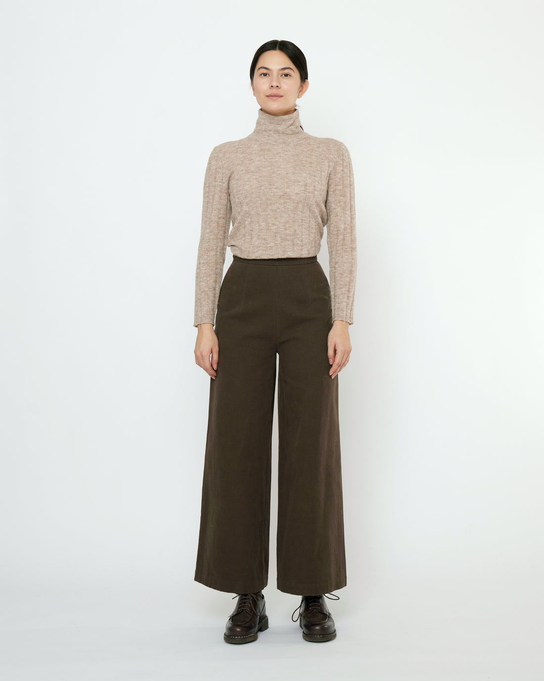 Roll-Neck Longsleeves - FW25 - Heathered Wheat