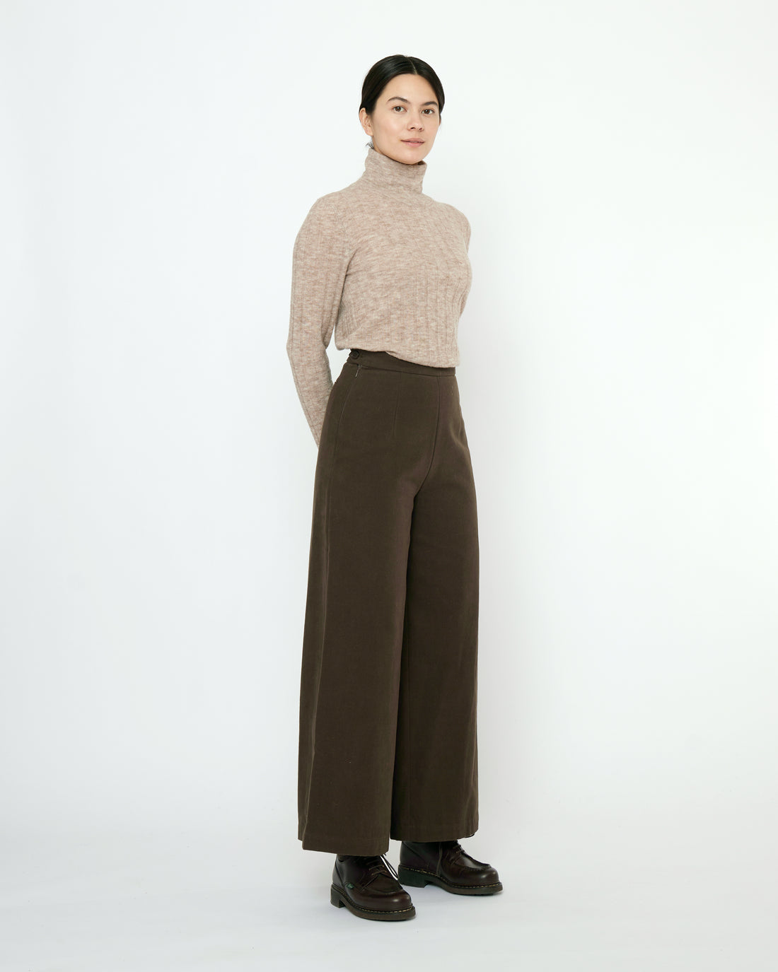 Roll-Neck Longsleeves - FW25 - Heathered Wheat