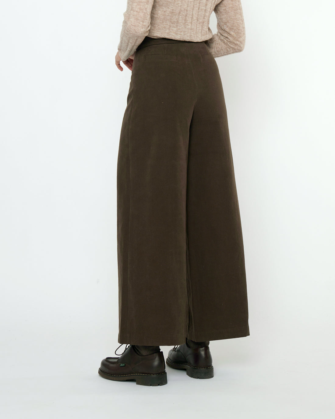 Signature Wide-Legged Trouser - Fall Edition - Taupe Brown