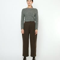 Signature Pleated Trouser - Fall Edition - Taupe Brown