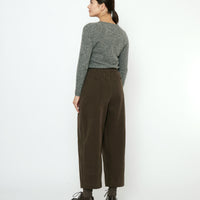 Signature Pleated Trouser - Fall Edition - Taupe Brown
