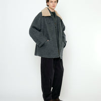 Blouson Short Coat - FW25 - Heather Gray