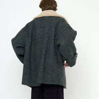Blouson Short Coat - FW25 - Heather Gray
