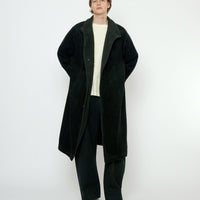 Padded Corduroy Fleece Coat - FW25 - Black