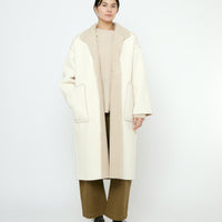 Double Faced Corduroy Coat - FW25 - Off-White