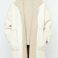 Double Faced Corduroy Coat - FW25 - Off-White