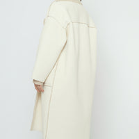 Double Faced Corduroy Coat - FW25 - Off-White