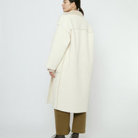 Double Faced Corduroy Coat - FW25 - Off-White