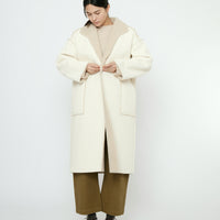 Double Faced Corduroy Coat - FW25 - Off-White
