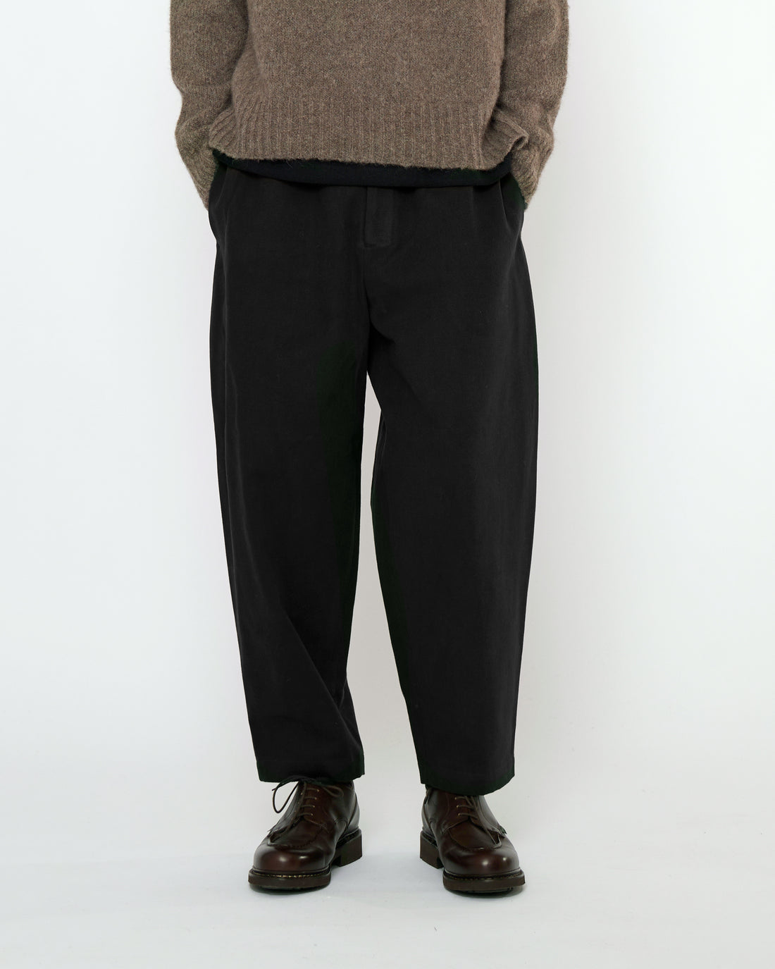 Signature Elastic Pull-Up Trouser - Fall Edition - Black