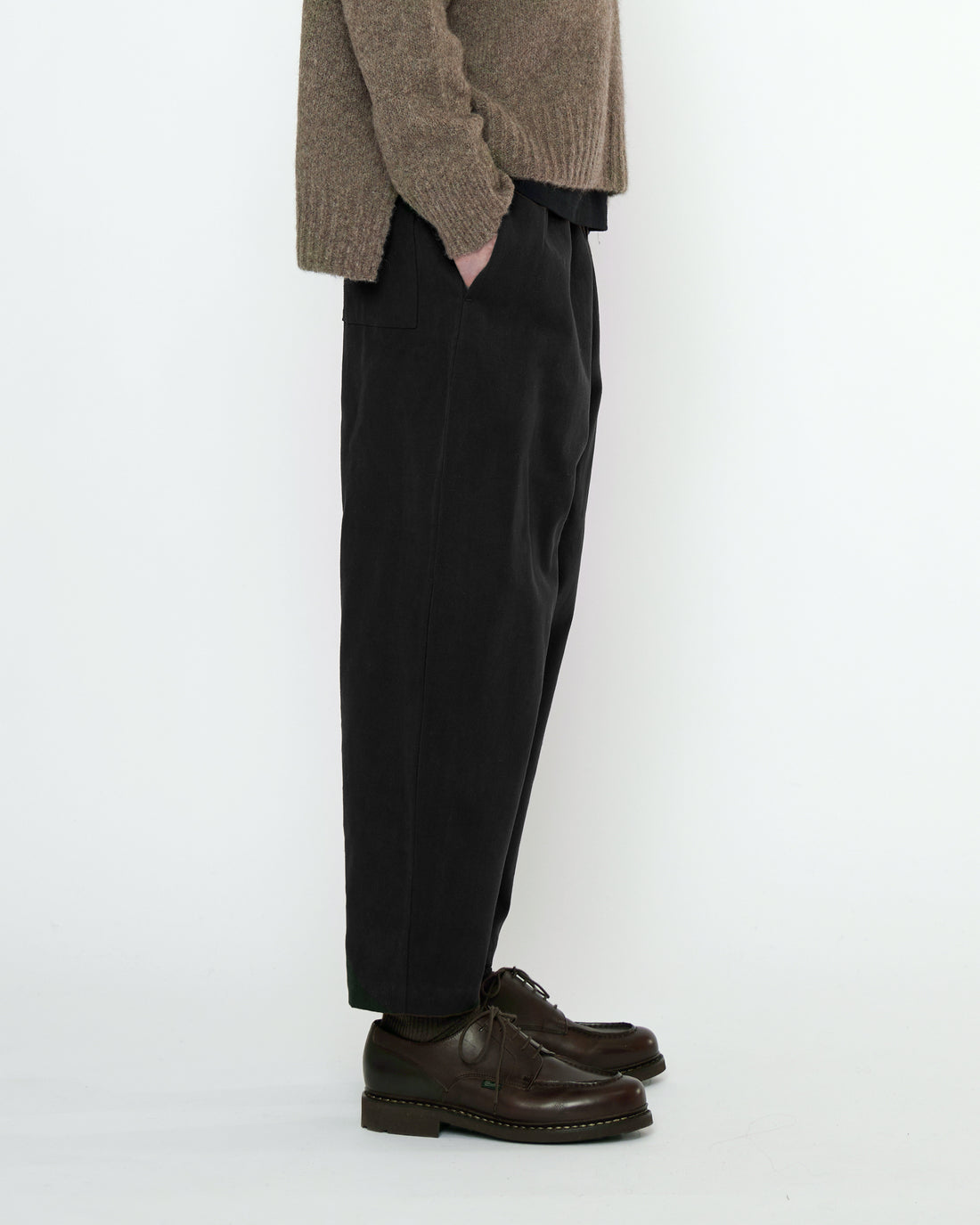 Signature Elastic Pull-Up Trouser - Fall Edition - Black