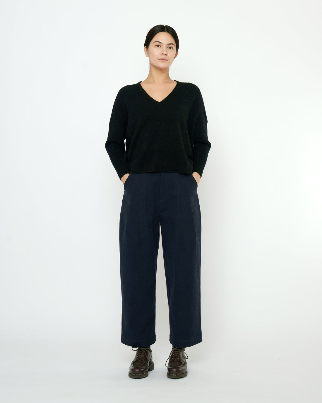 Signature Pleated Trouser - Fall Edition - Navy Black