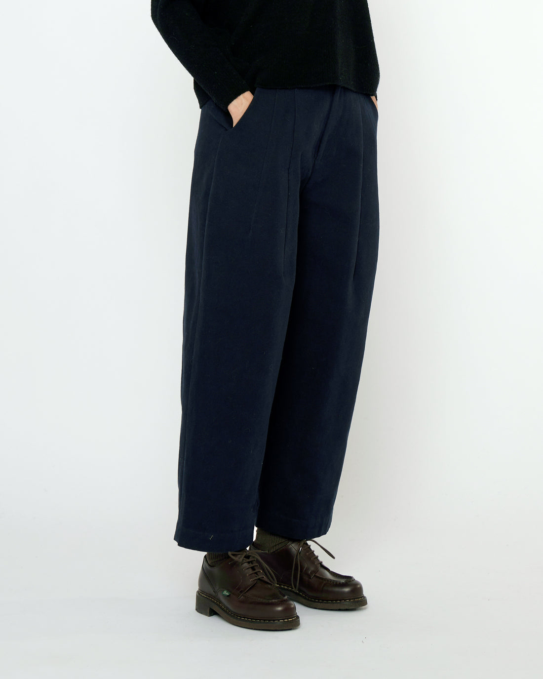 Signature Pleated Trouser - Fall Edition - Navy Black
