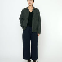 Boiled Wool Shirt Jacket - FW25 - Charcoal
