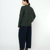 Boiled Wool Shirt Jacket - FW25 - Charcoal