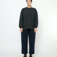 Boiled Wool Keepsake Jumper - FW25 - Charcoal