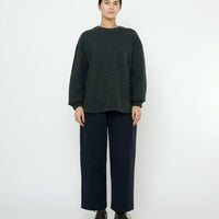 Boiled Wool Keepsake Jumper - FW25 - Charcoal