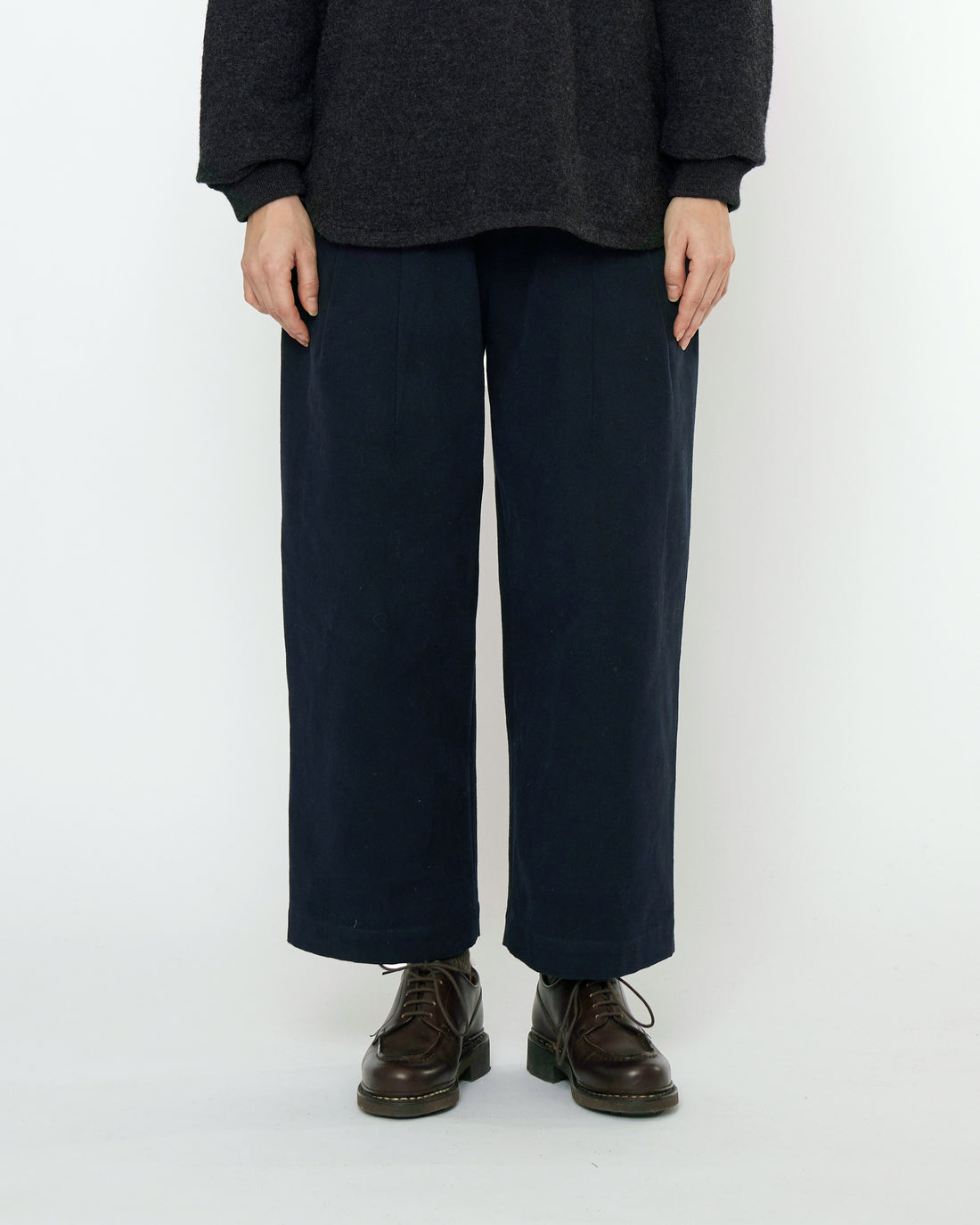 Signature Pleated Trouser - Fall Edition - Navy Black