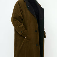 Padded Corduroy Fleece Coat - FW25 - Deep Olive
